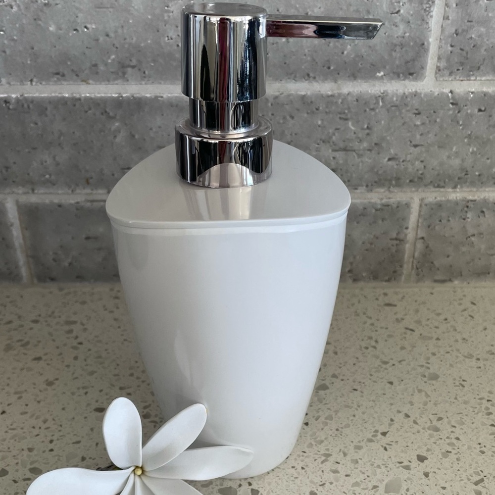 UMBRA White & Chrome Soap Dispenser